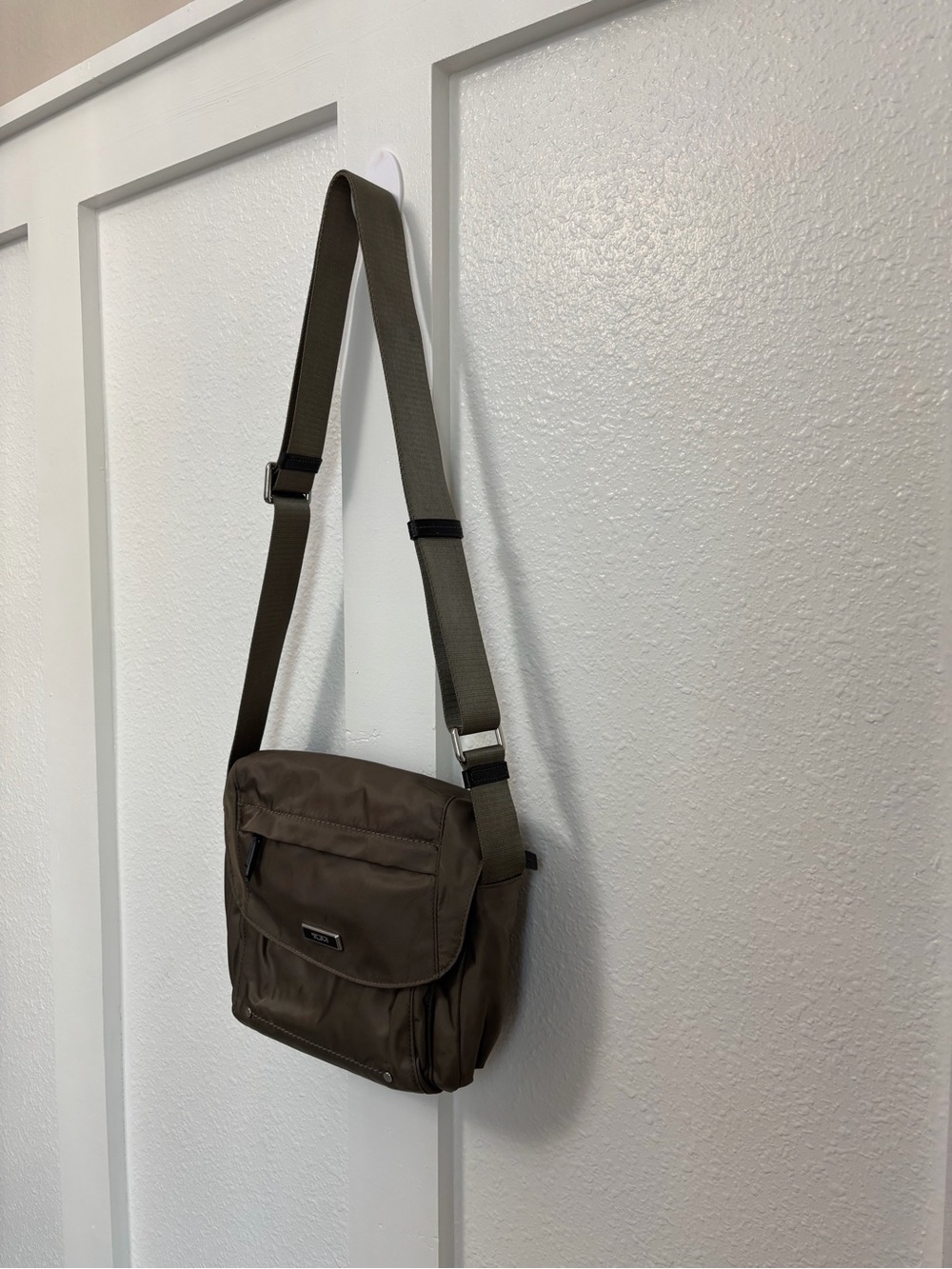 Tumi Women's Crossbody Bag in Olive Taupe - Picture 13 of 16